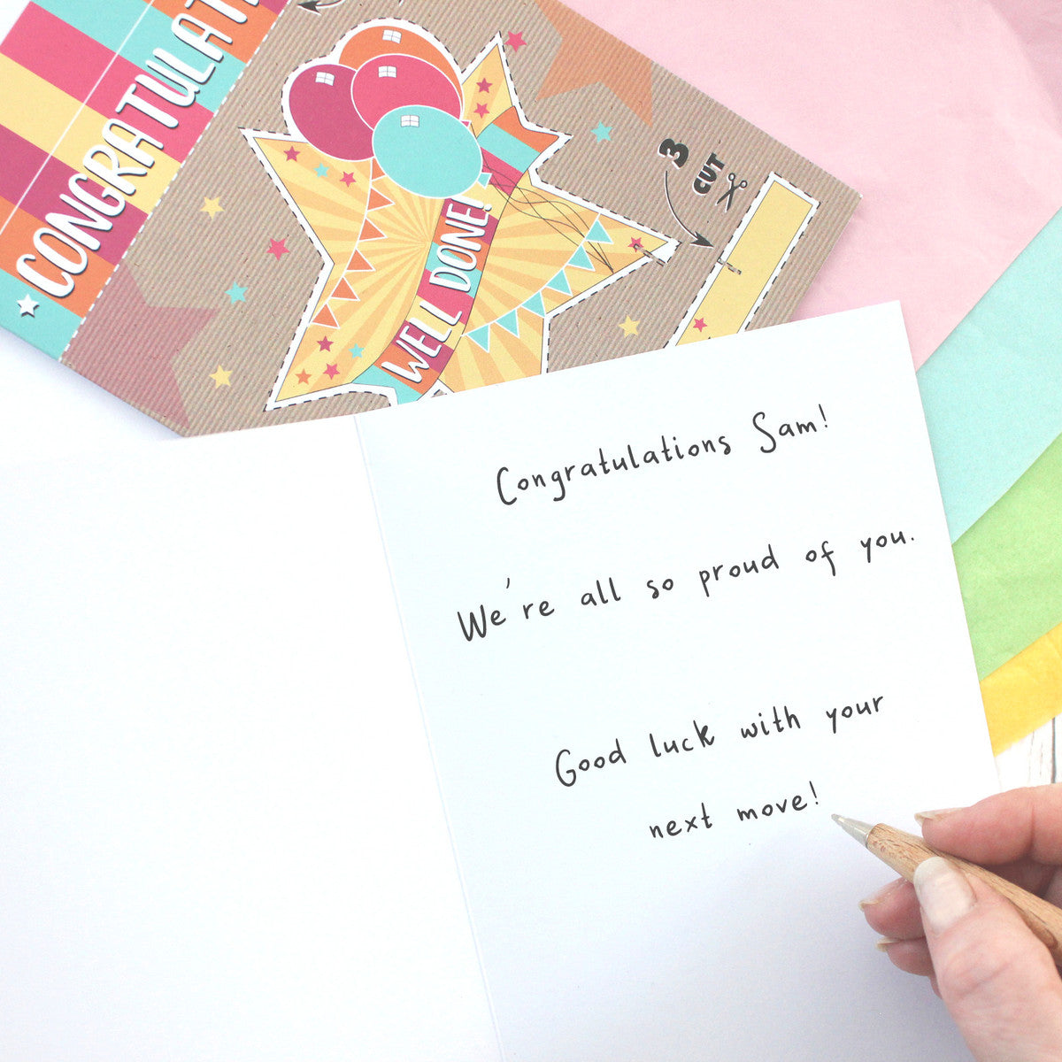 Bright Star Congratulations Card