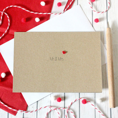 Mr & Mrs Card
