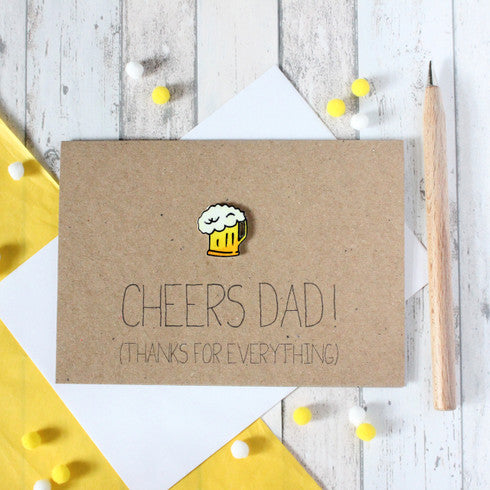 Happy Father's Day Card - Cheers!