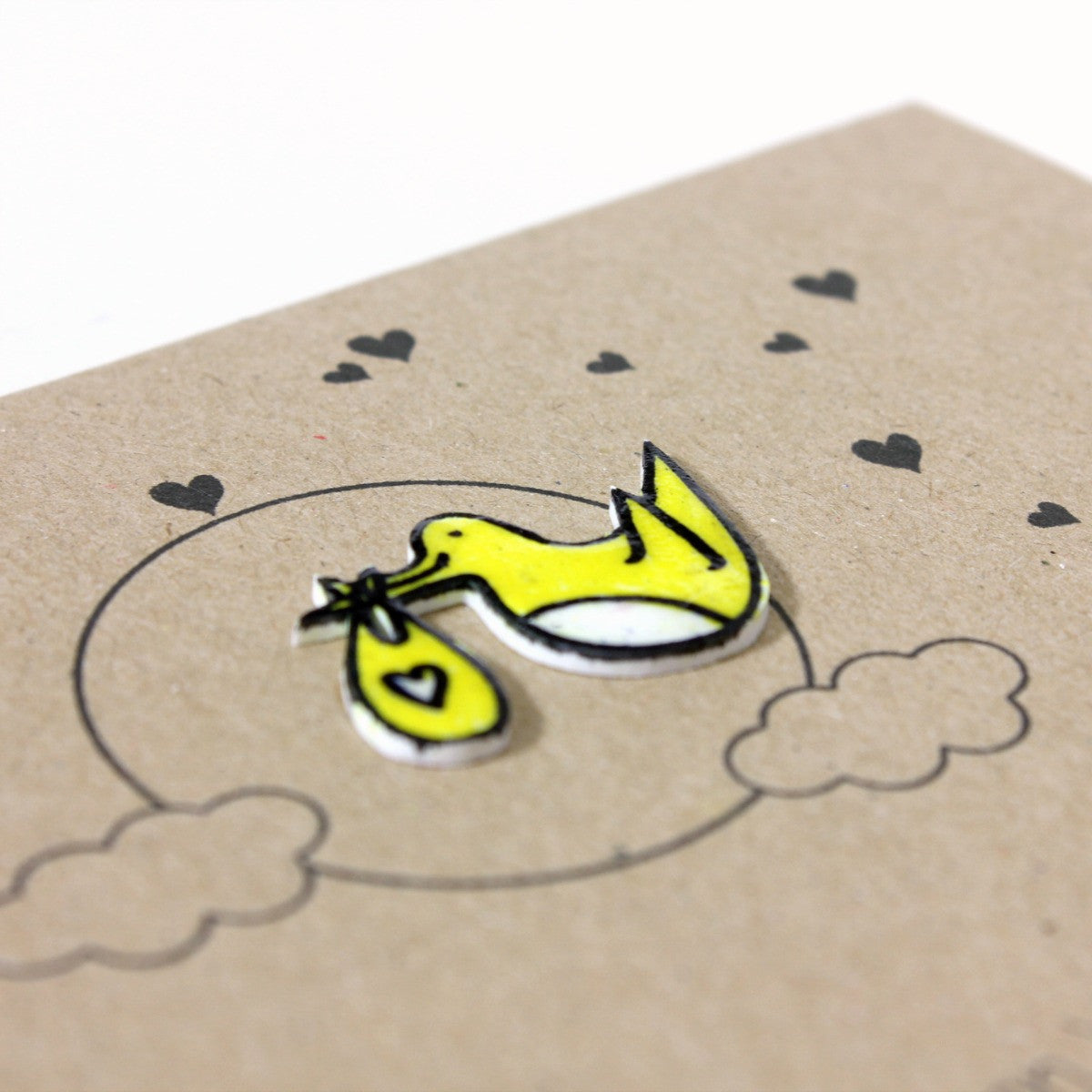 Personalised New Baby Card. Baby Congratulations Card. New Baby Card. Stork Card. New Arrival Card. Baby Boy Card. Baby Girl Card. New Baby