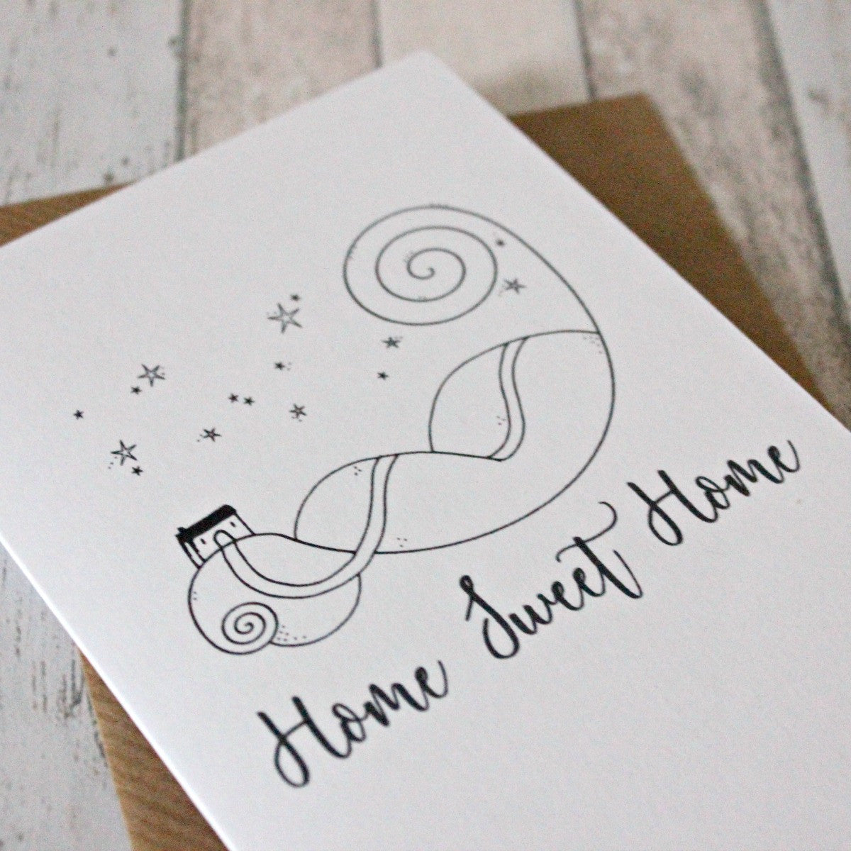 Home Sweet Home Card. Moving House Card. New Home Card. Home Sweet Home. Hand Drawn Illustration. Illustration. Black and White. Cards