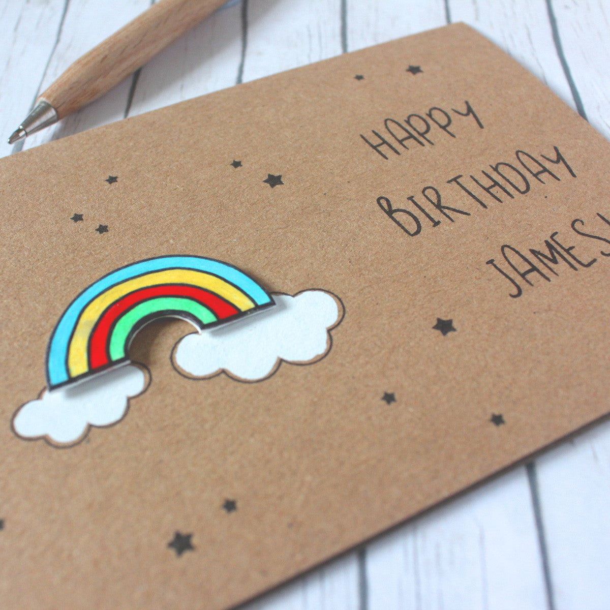 Happy Birthday Rainbow Card