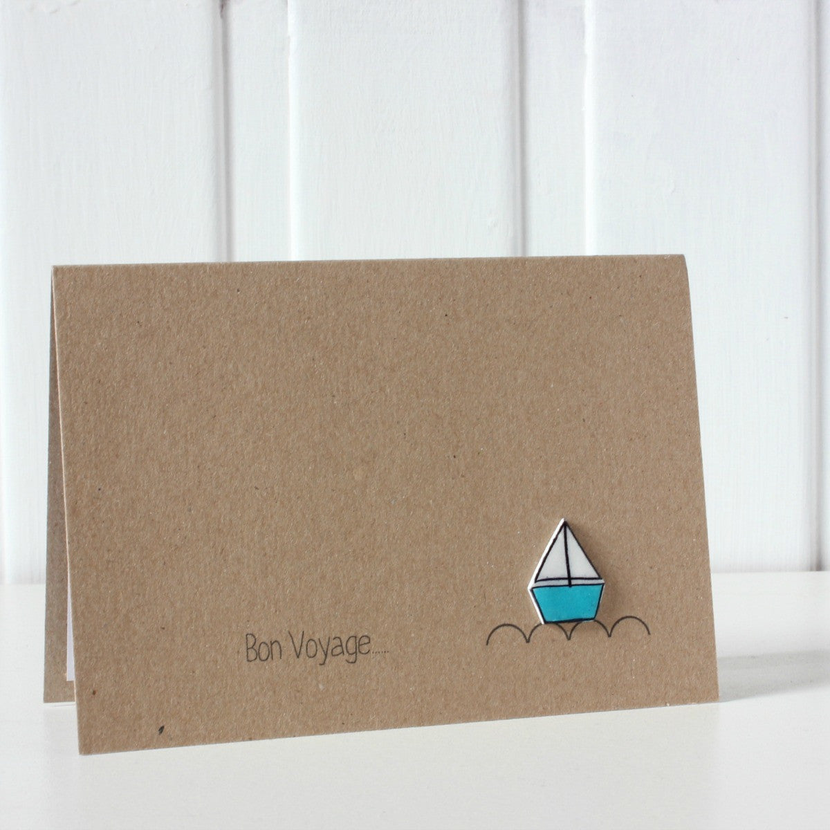 Bon Voyage / Goodbye / Leaving Card - Sail Boat