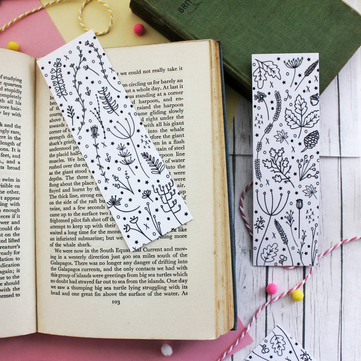 Floral Bookmarks