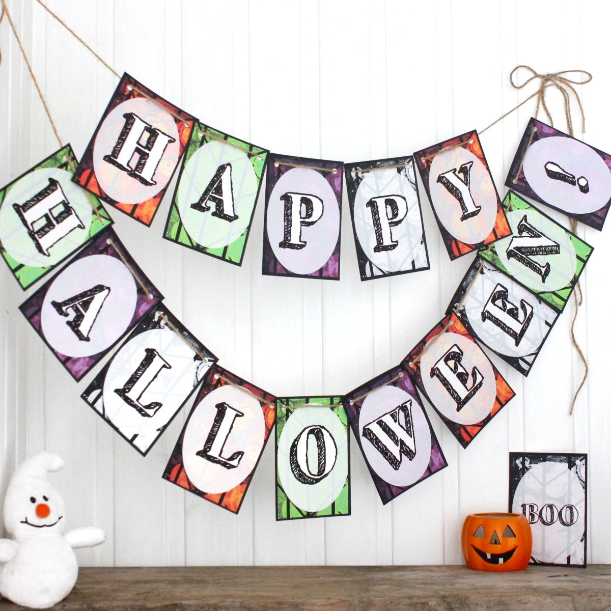 Happy Halloween! Trick or Treat Bright Bunting