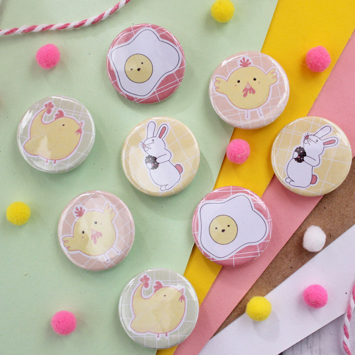 Easter Chick Badges