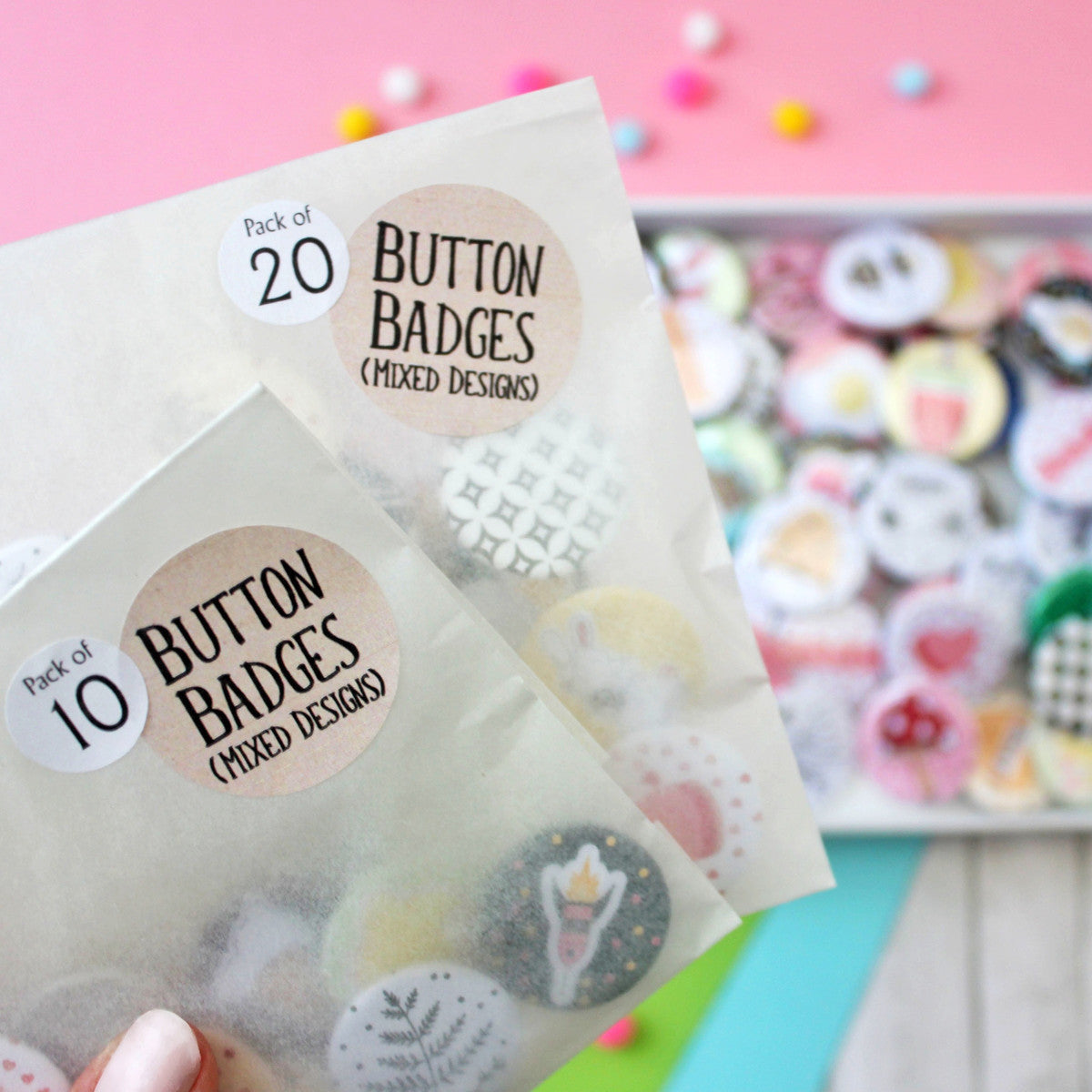 Lucky Dip Badge Set