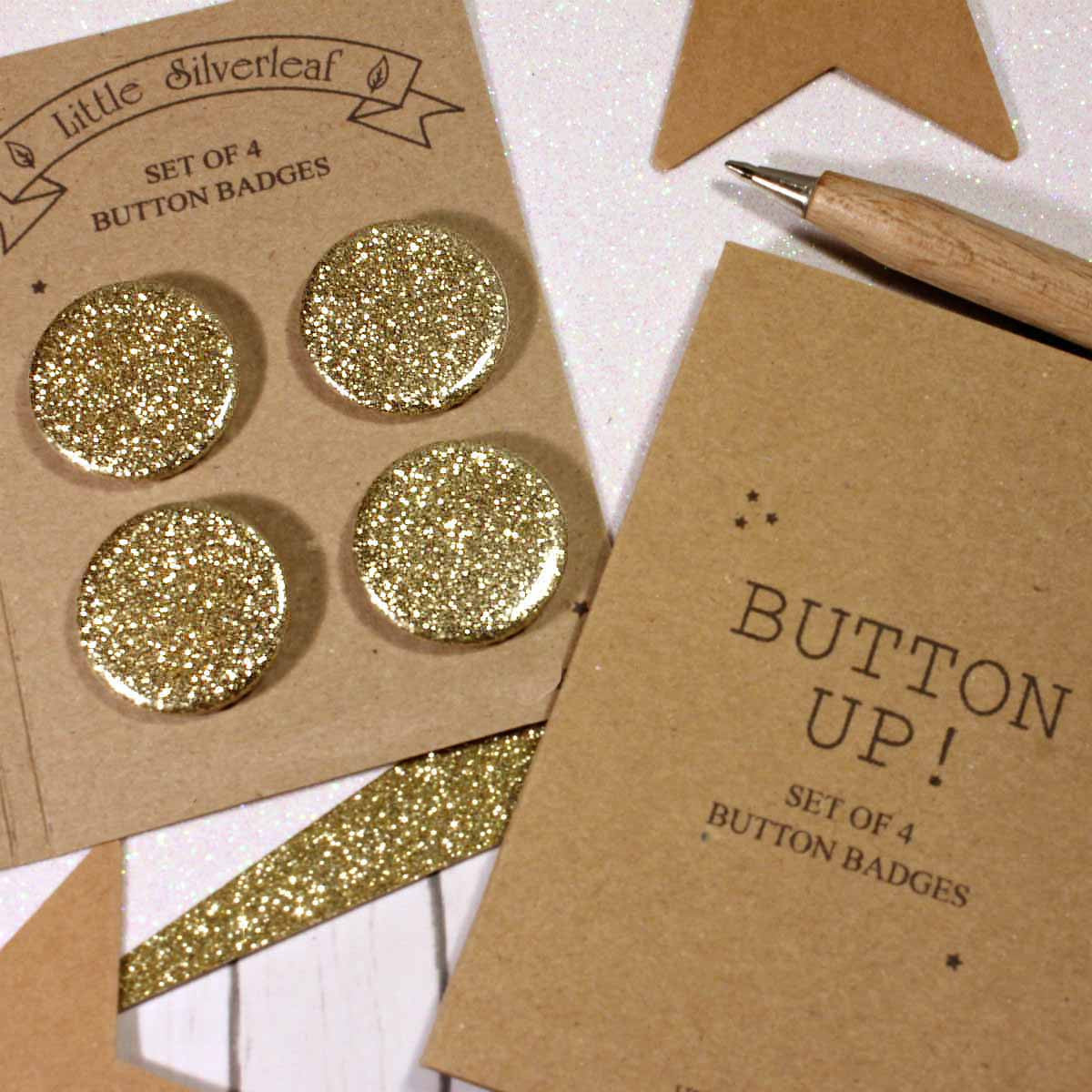 Glitter Badge Set
