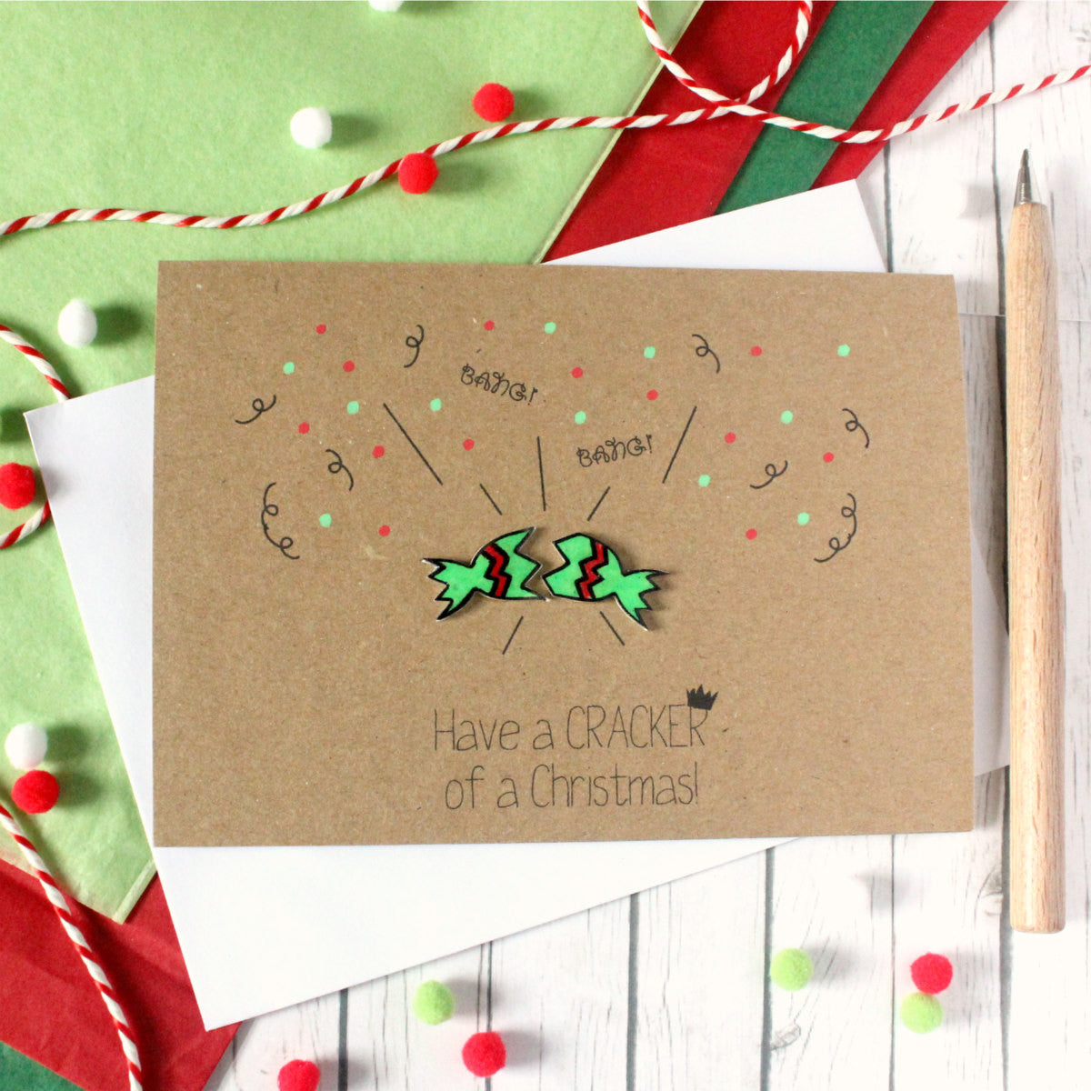 Handmade Christmas Card. Christmas Card. Xmas Card. Holiday Card. Christmas Cards. Christmas Cracker. Cracker. Christmas. Xmas Card. Cards.