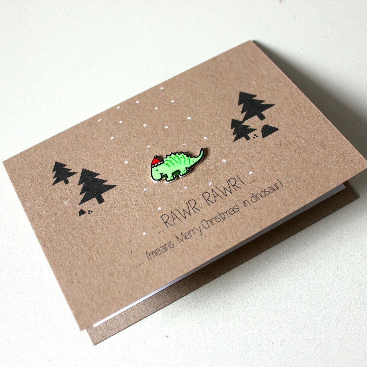 Christmas Cards. Handmade Christmas Card. Xmas Card. Holiday Card. Christmas Card. Dinosaur. Christmas Dinosaur. Dinosaur Card. Holiday Dino