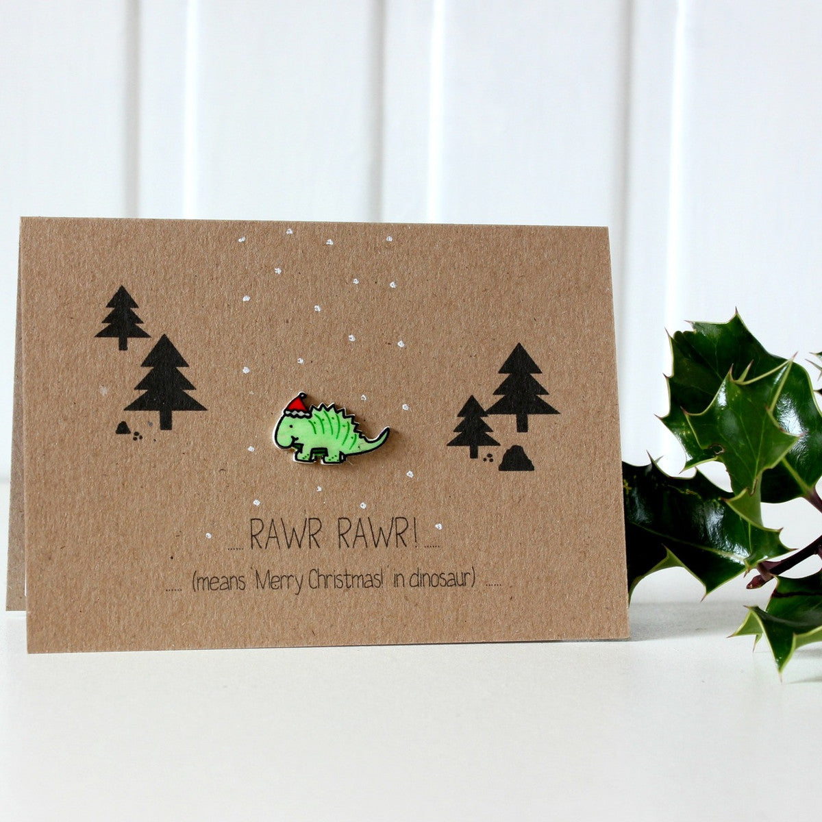 Christmas Cards. Handmade Christmas Card. Xmas Card. Holiday Card. Christmas Card. Dinosaur. Christmas Dinosaur. Dinosaur Card. Holiday Dino