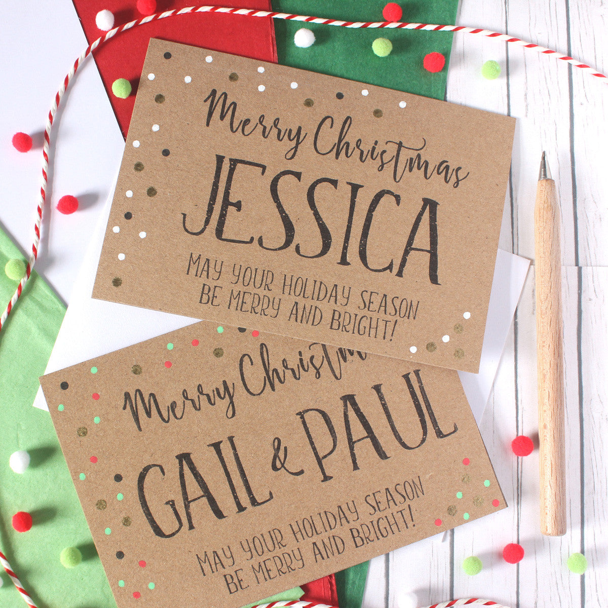 Personalised Christmas Card