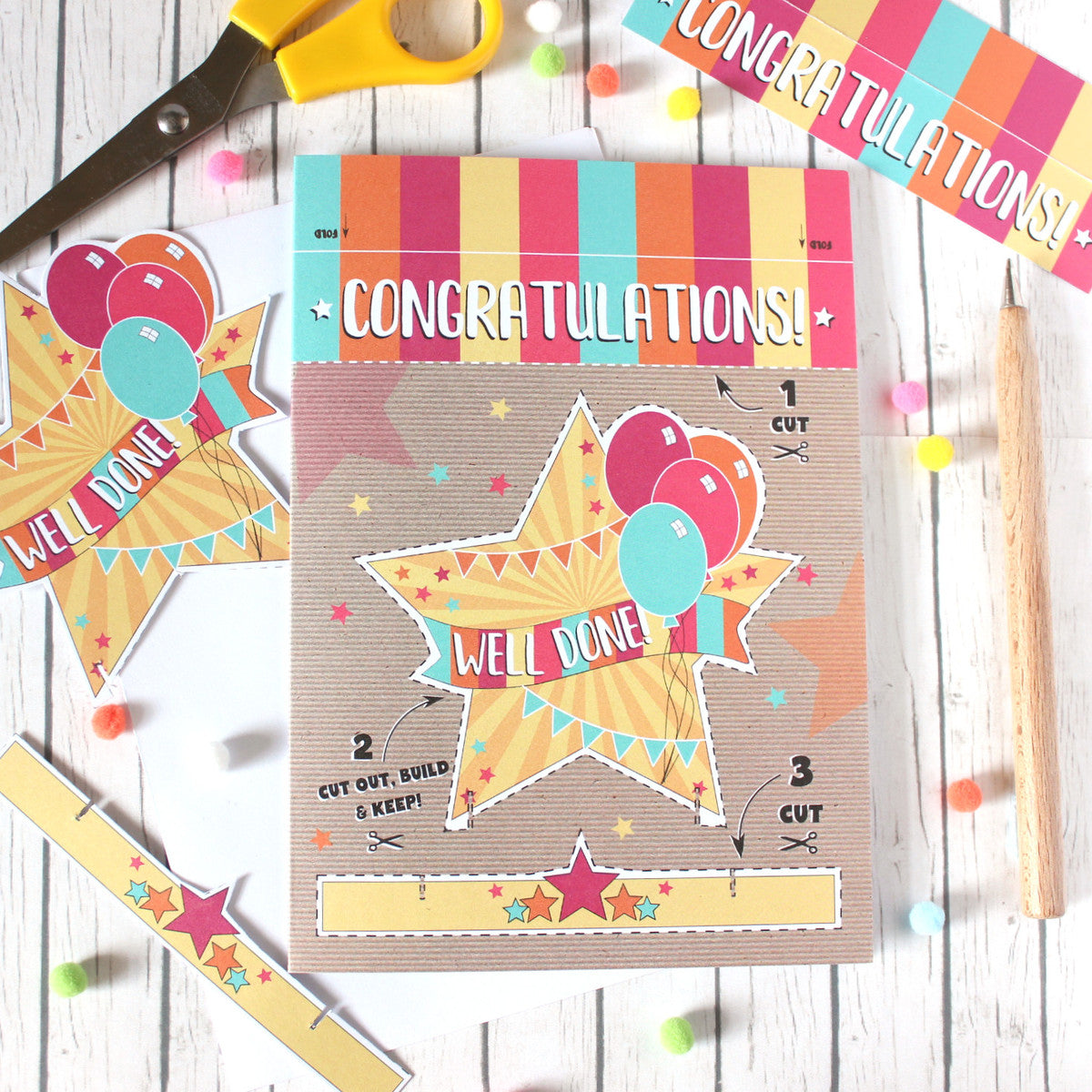 Cut Out and Keep Congratulations Card