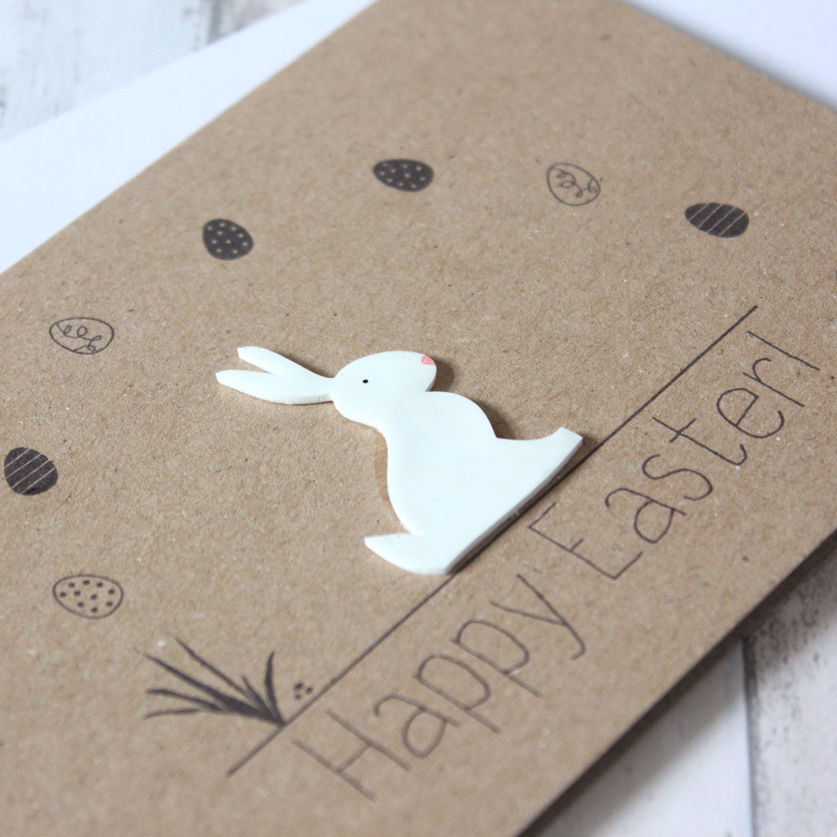 Handmade Easter Card. Easter Bunny Card. Easter Rabbit Card. Easter Bunny. happy easter card. bunny card. Cards for easter.