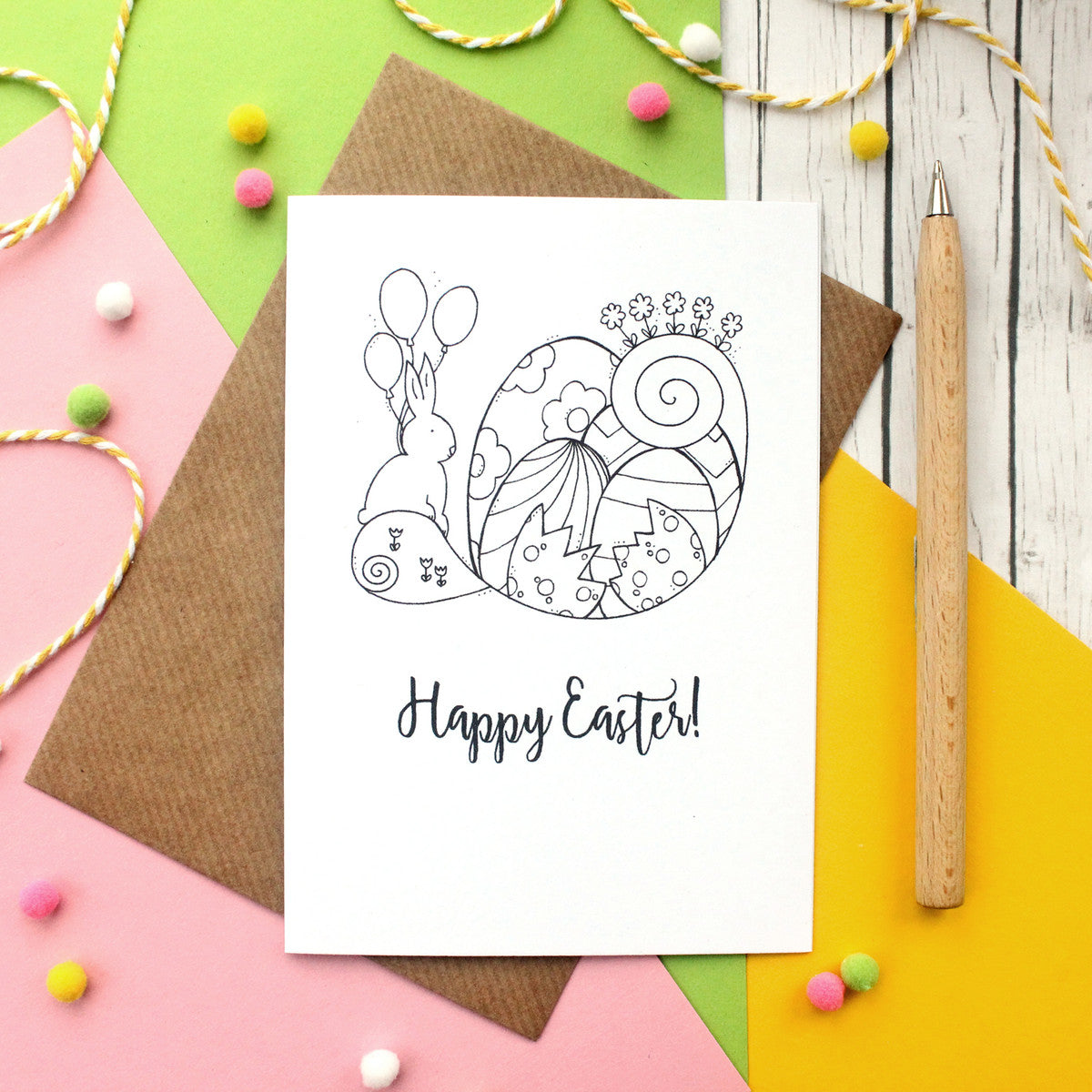 Personalised Happy Easter Card