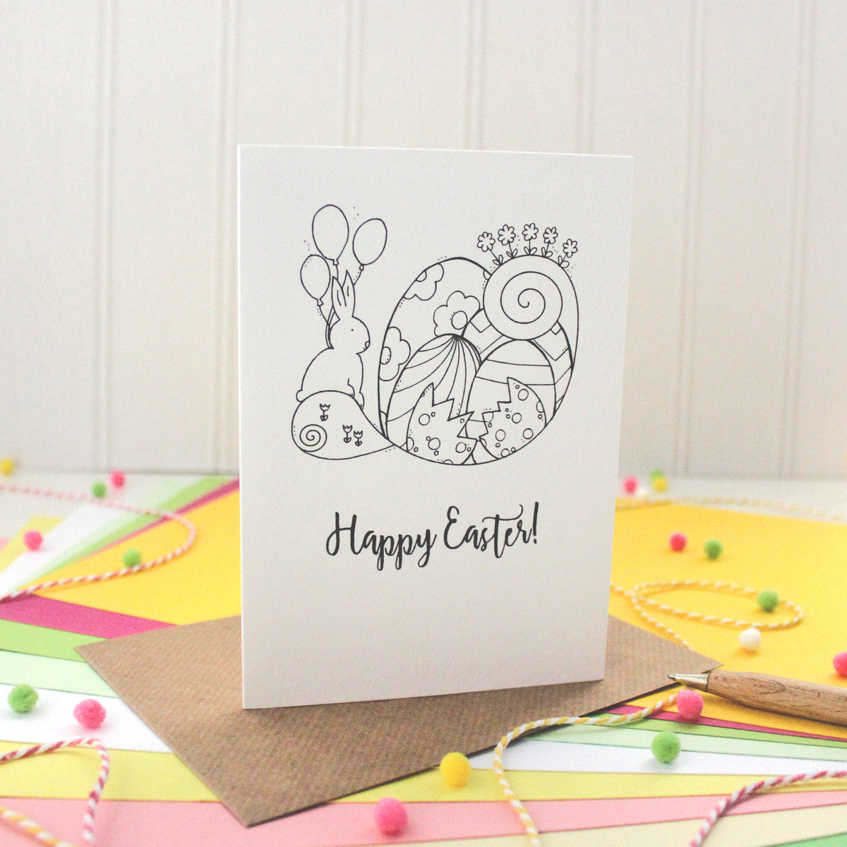 Illustrated Easter Card