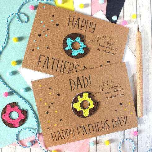 Happy Father's Day Card - Donut Dad Joke