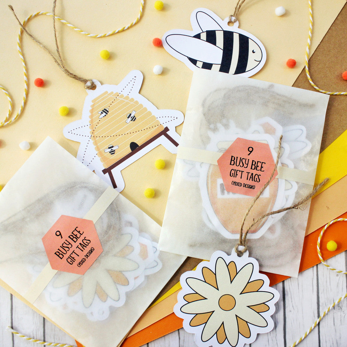 Bee Themed Gift Tags