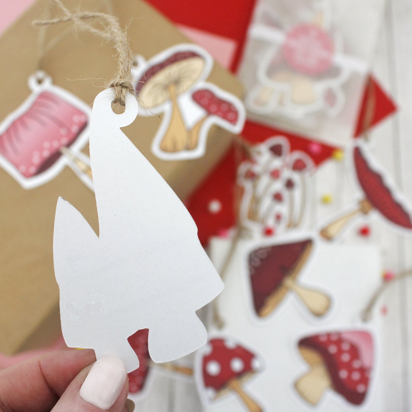 Fairytale Magical Mushroom Illustrated Gift Tags - Pack of 9