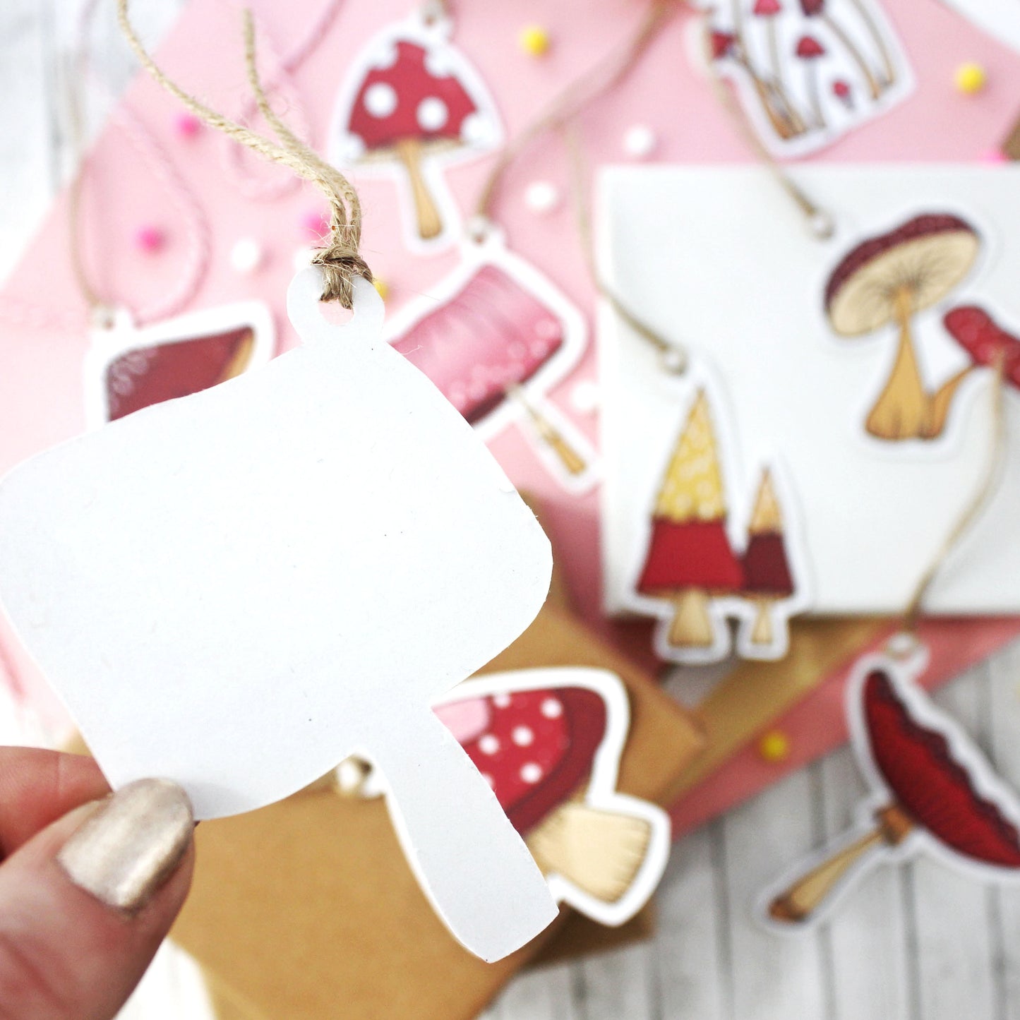 Fairytale Magical Mushroom Illustrated Gift Tags - Pack of 9