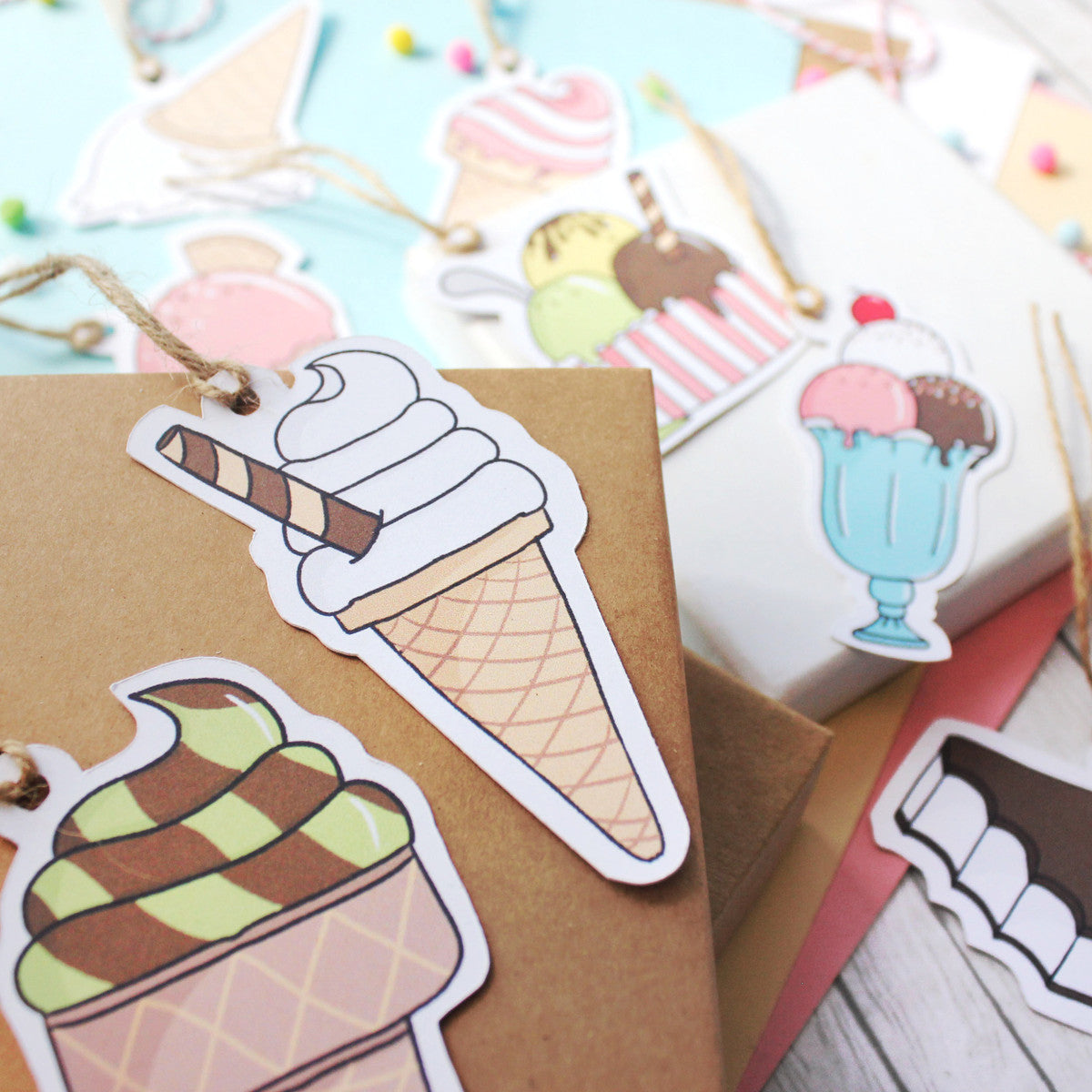 Ice Cream Tags