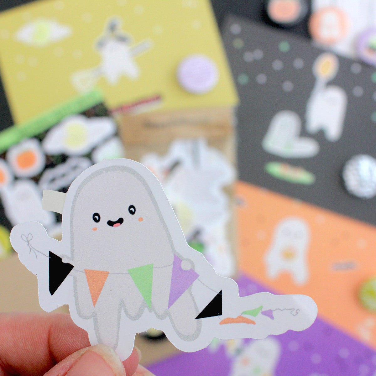 Cute Ghost Stickers