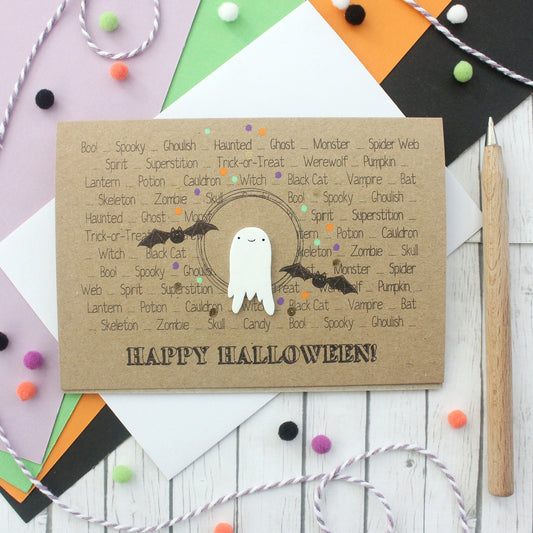 Ghost Halloween Card