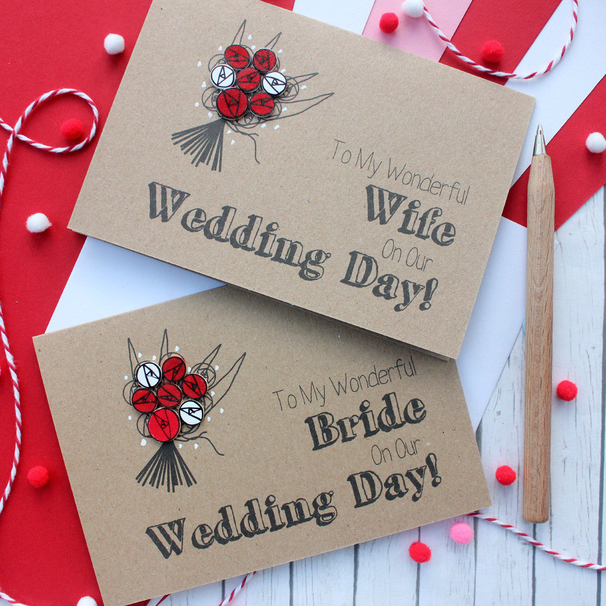 Bride Wedding Day Card