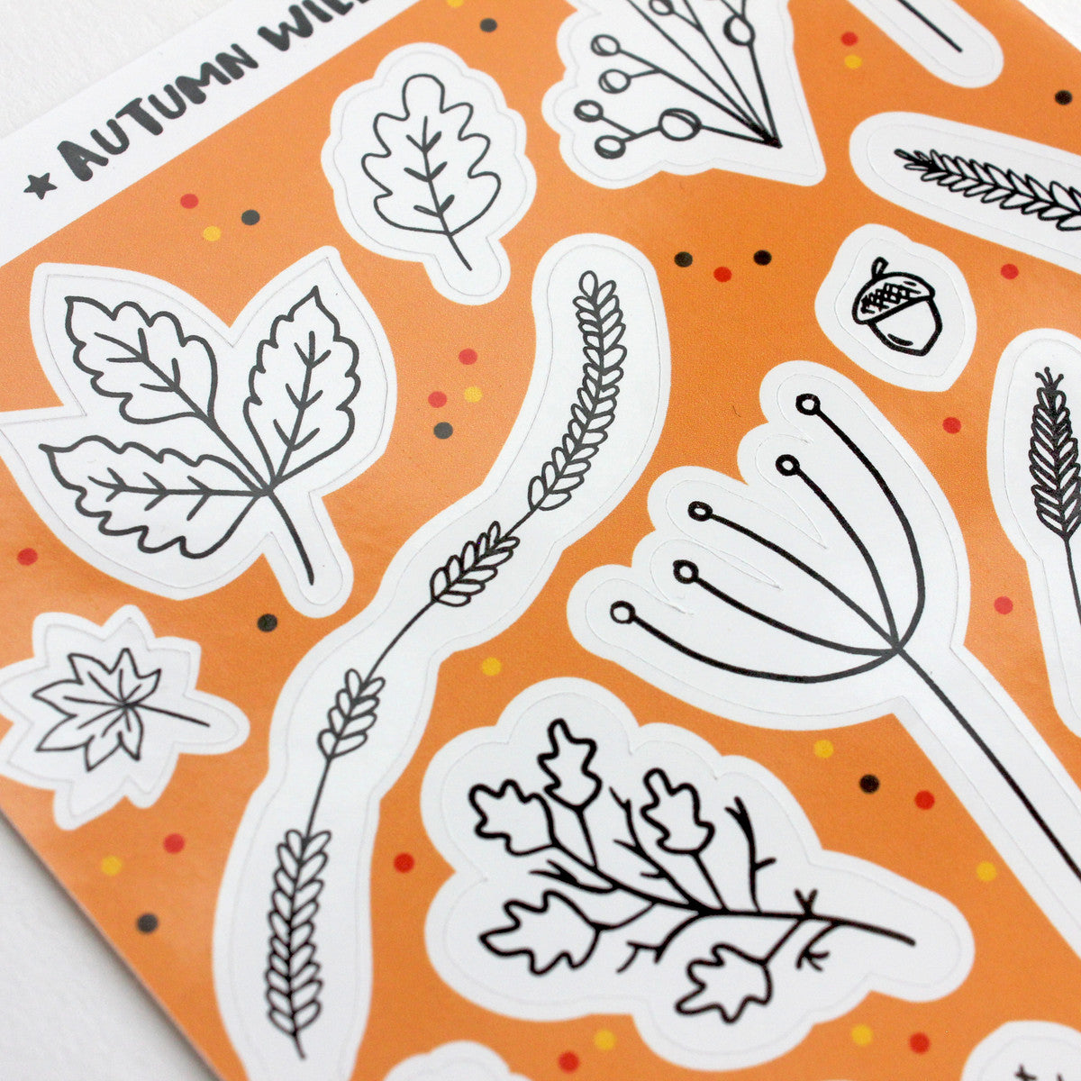 Autumn Doodle Stickers