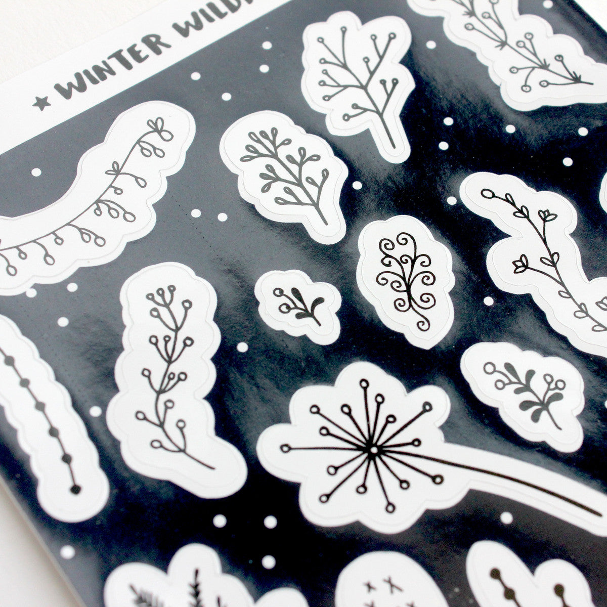 Winter Doodle Stickers