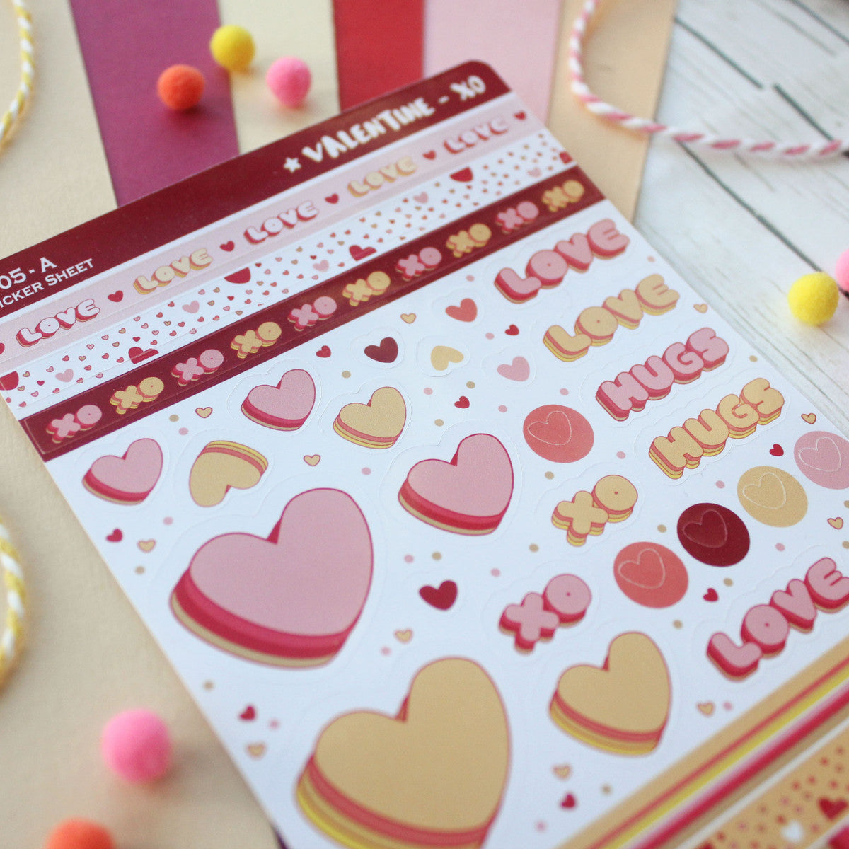 Valentine Planner Stickers