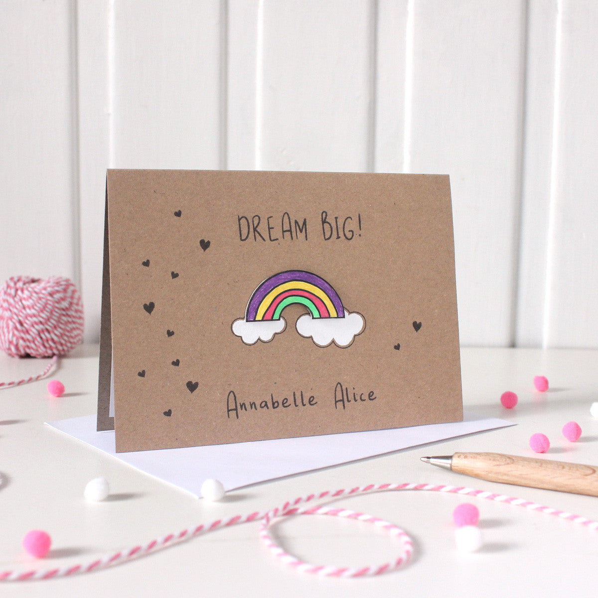 Personalised Rainbow Card