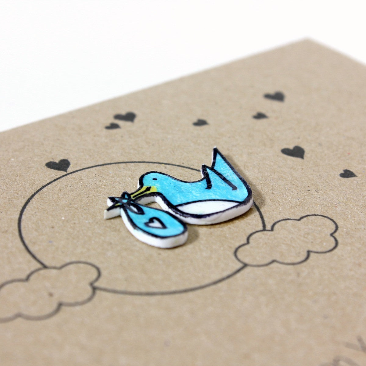 Personalised New Baby Card. Baby Congratulations Card. New Baby Card. Stork Card. New Arrival Card. Baby Boy Card. Baby Girl Card. New Baby