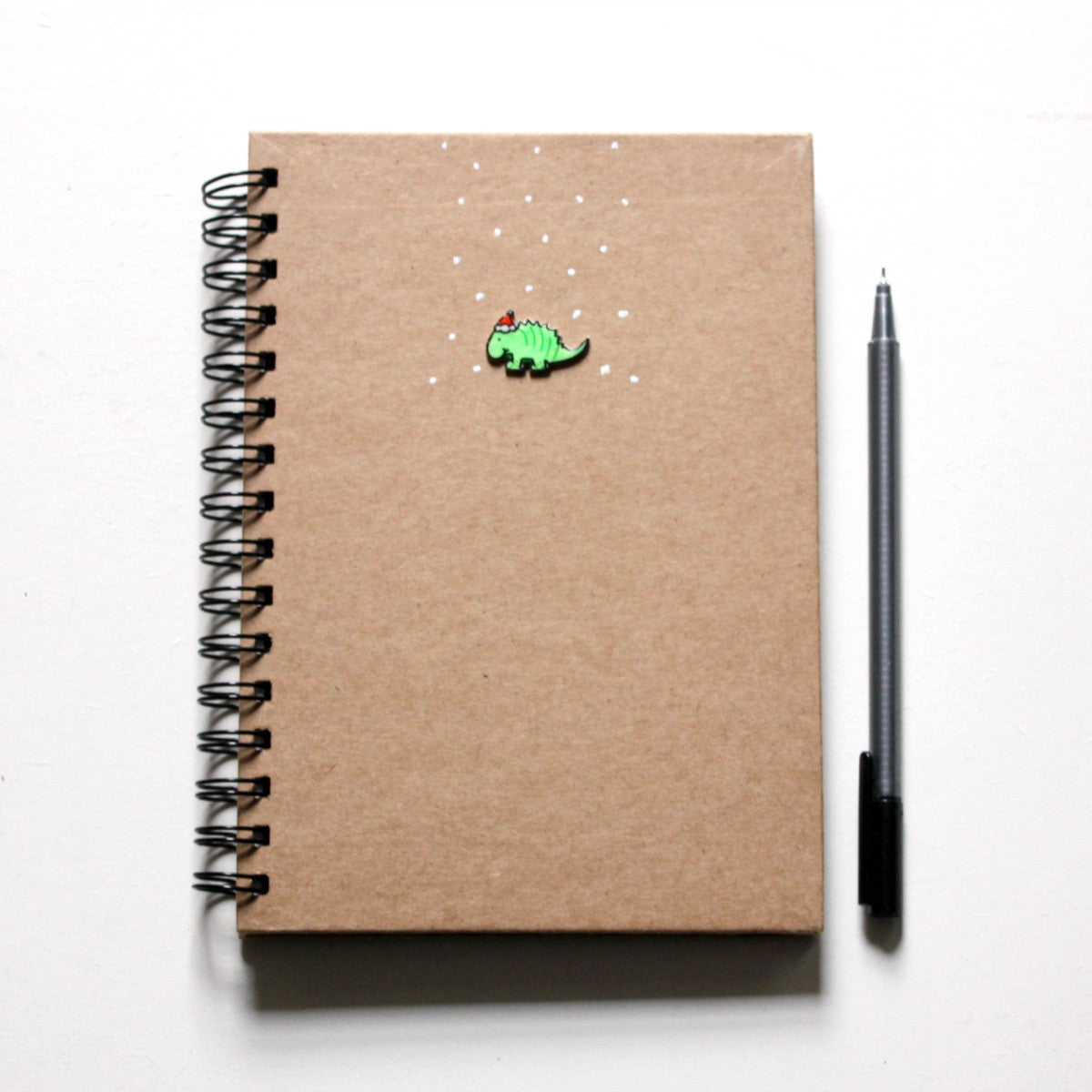 Christmas Planner. Christmas Dinosaur A5 Notebook. A5 Notebook. A5 Christmas Organiser. Christmas Dinosaur. Lined Christmas Notebook. Dino