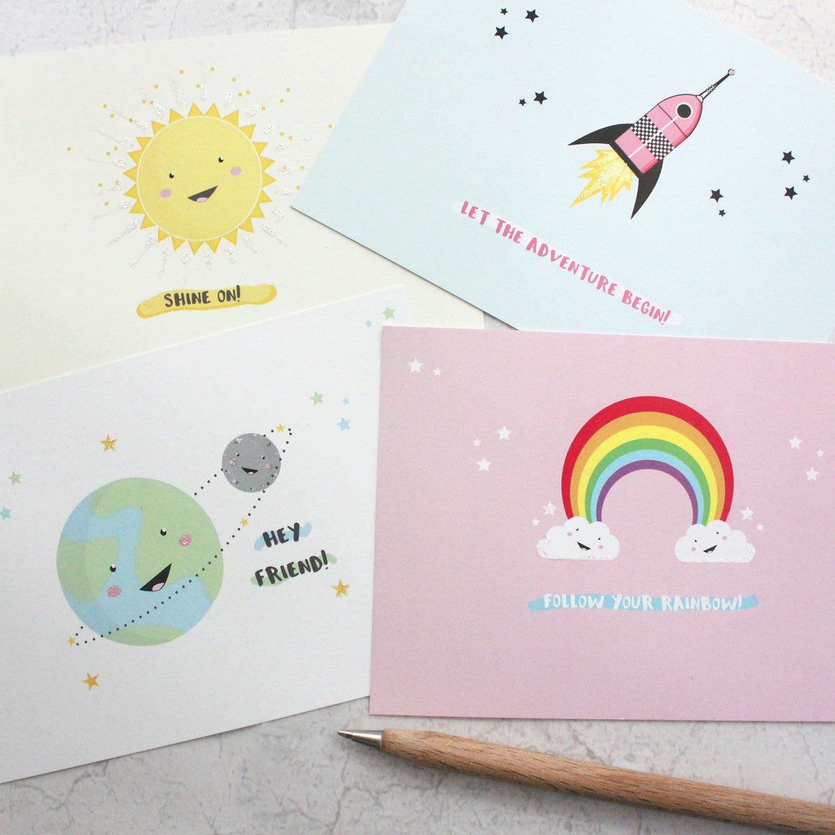 Good Vibes Positive Postcards