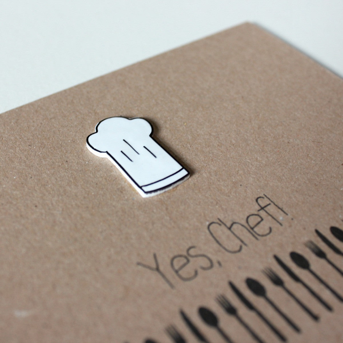 Personalised Chef Card. Handmade 'Yes, Chef!' Card. Card for Chef. Chef's Hat Card. Chef Hat. Bake Off. Masterchef. Cookery. New Job Card.