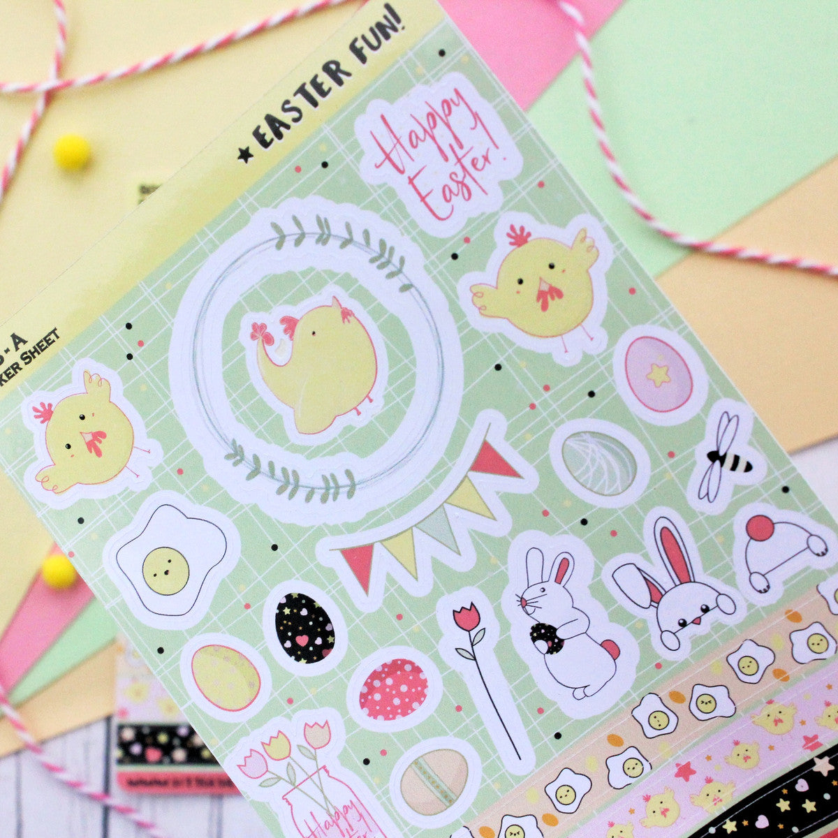 Cute Easter Sticker Sheet