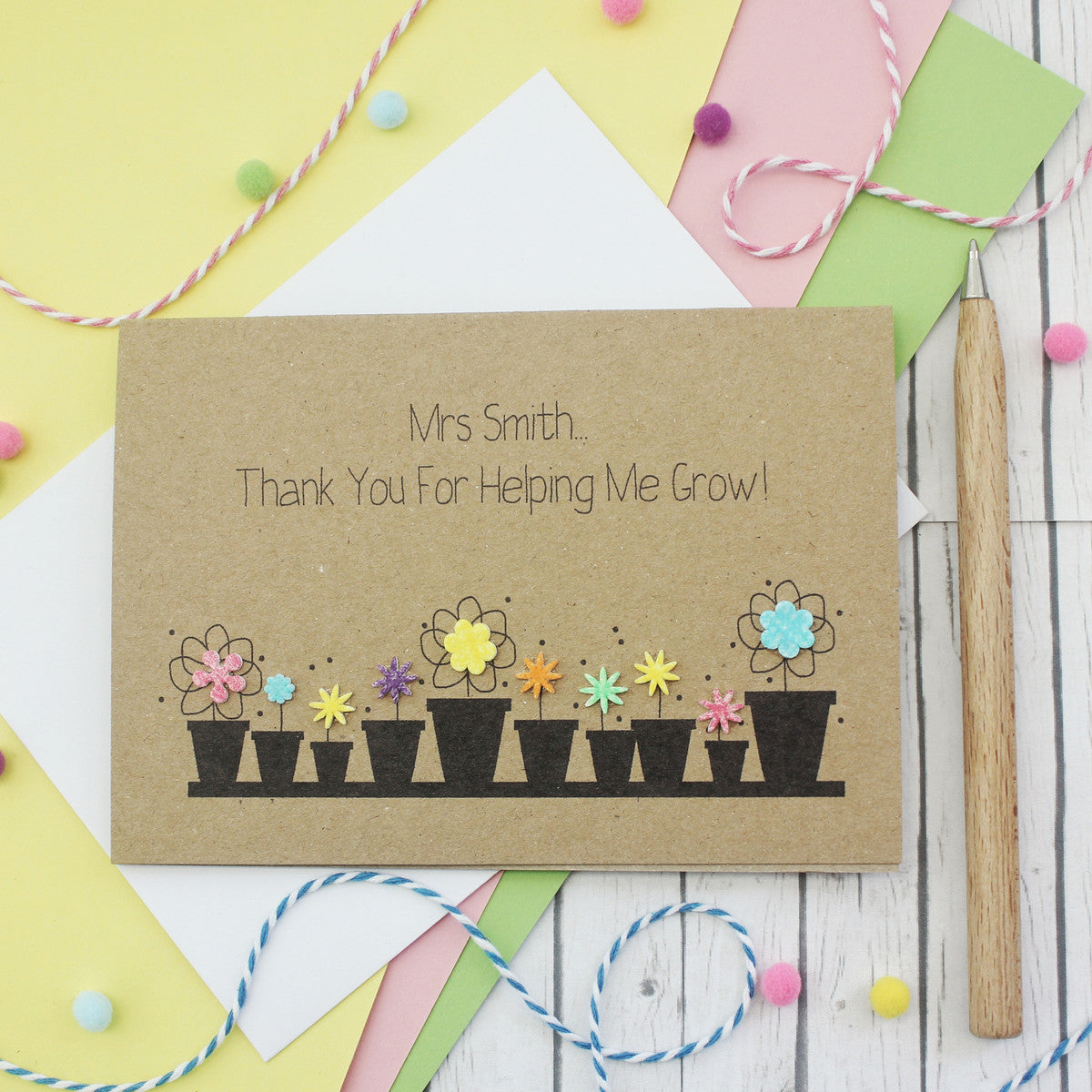 End of Term Card for Teacher
