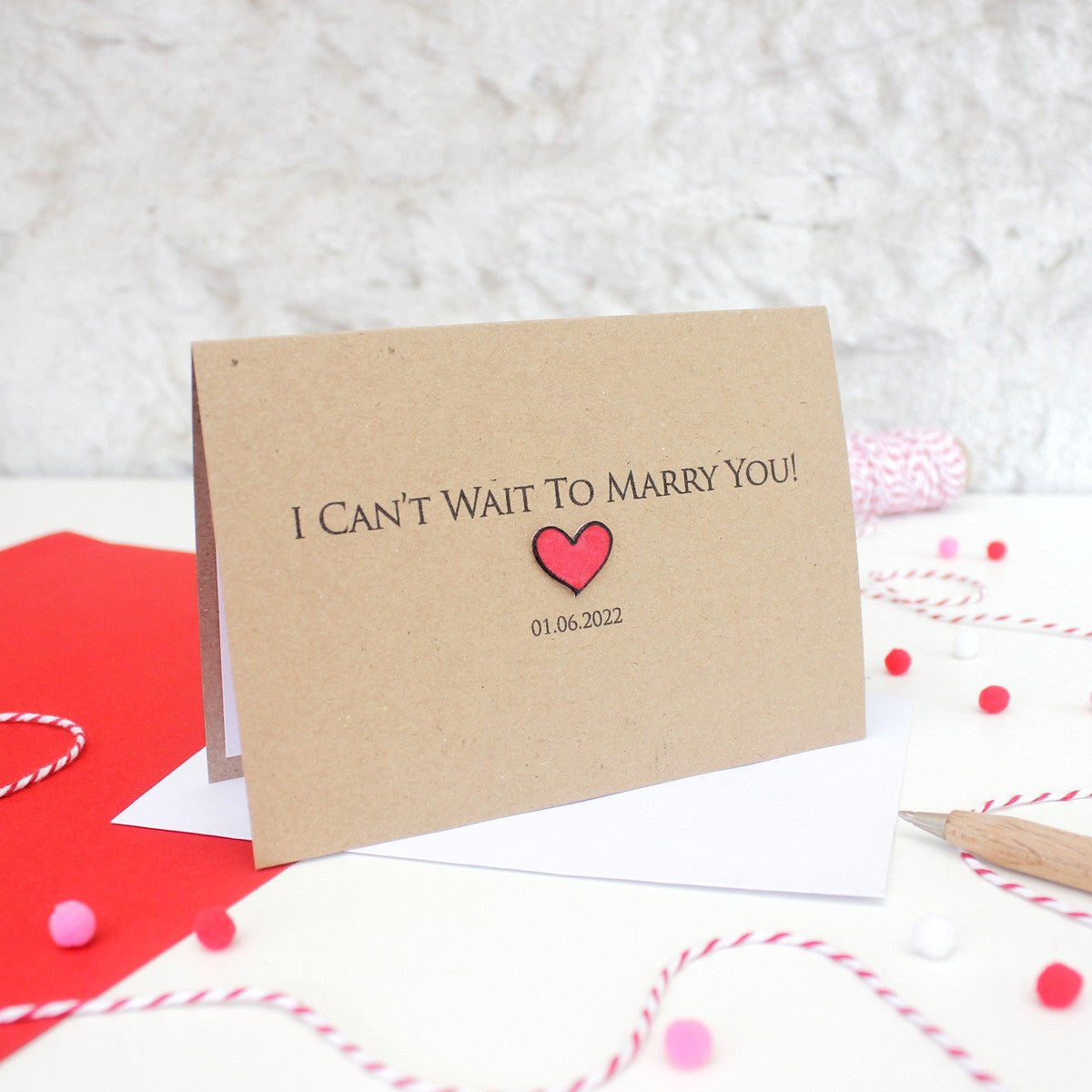 can't Wait to Marry You Card