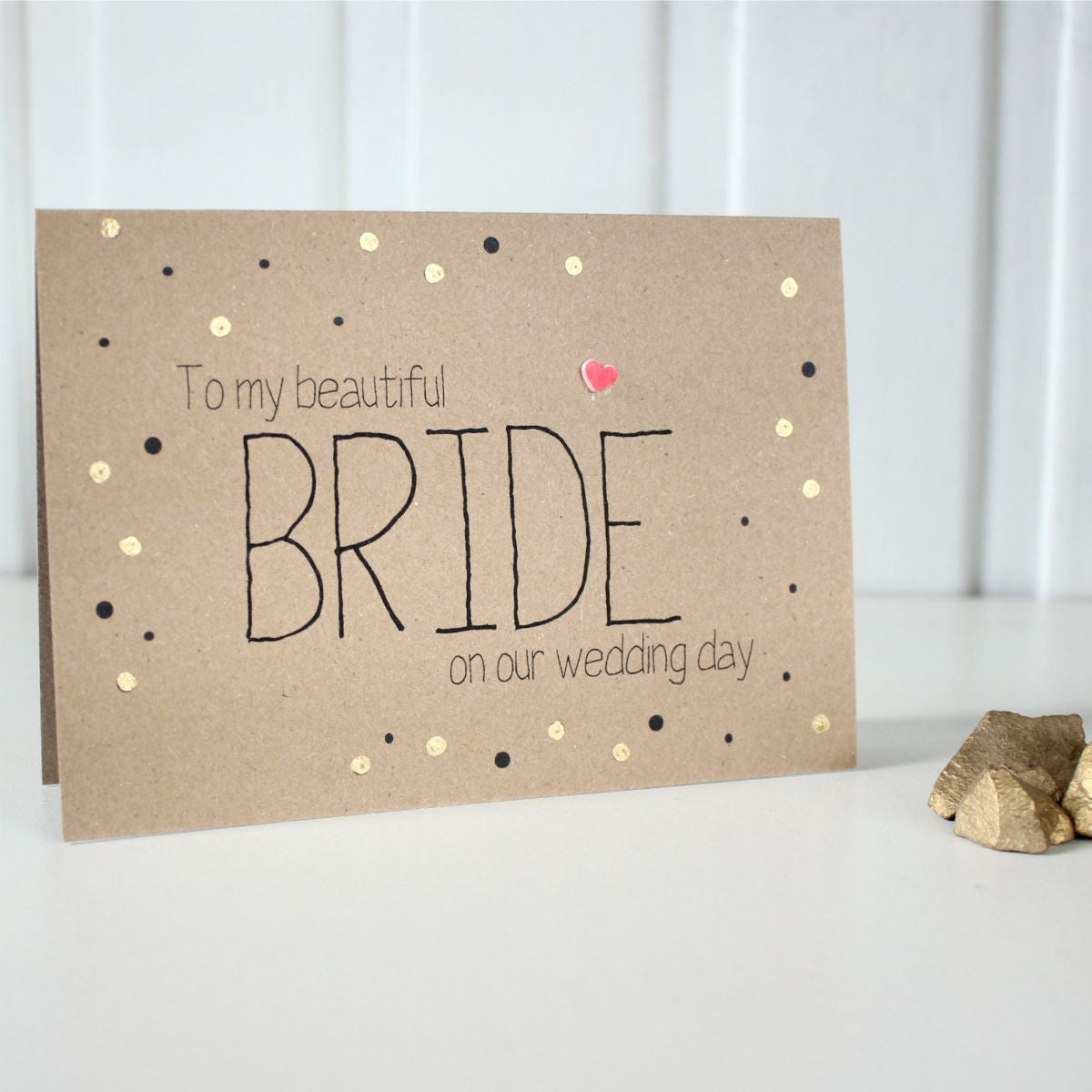 Bride Wedding Card