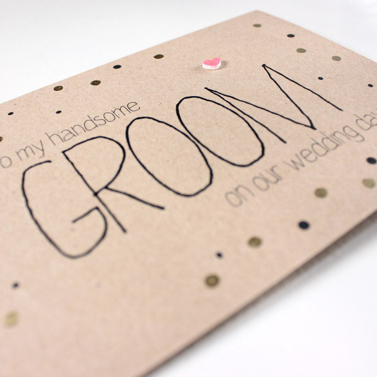 Groom Card
