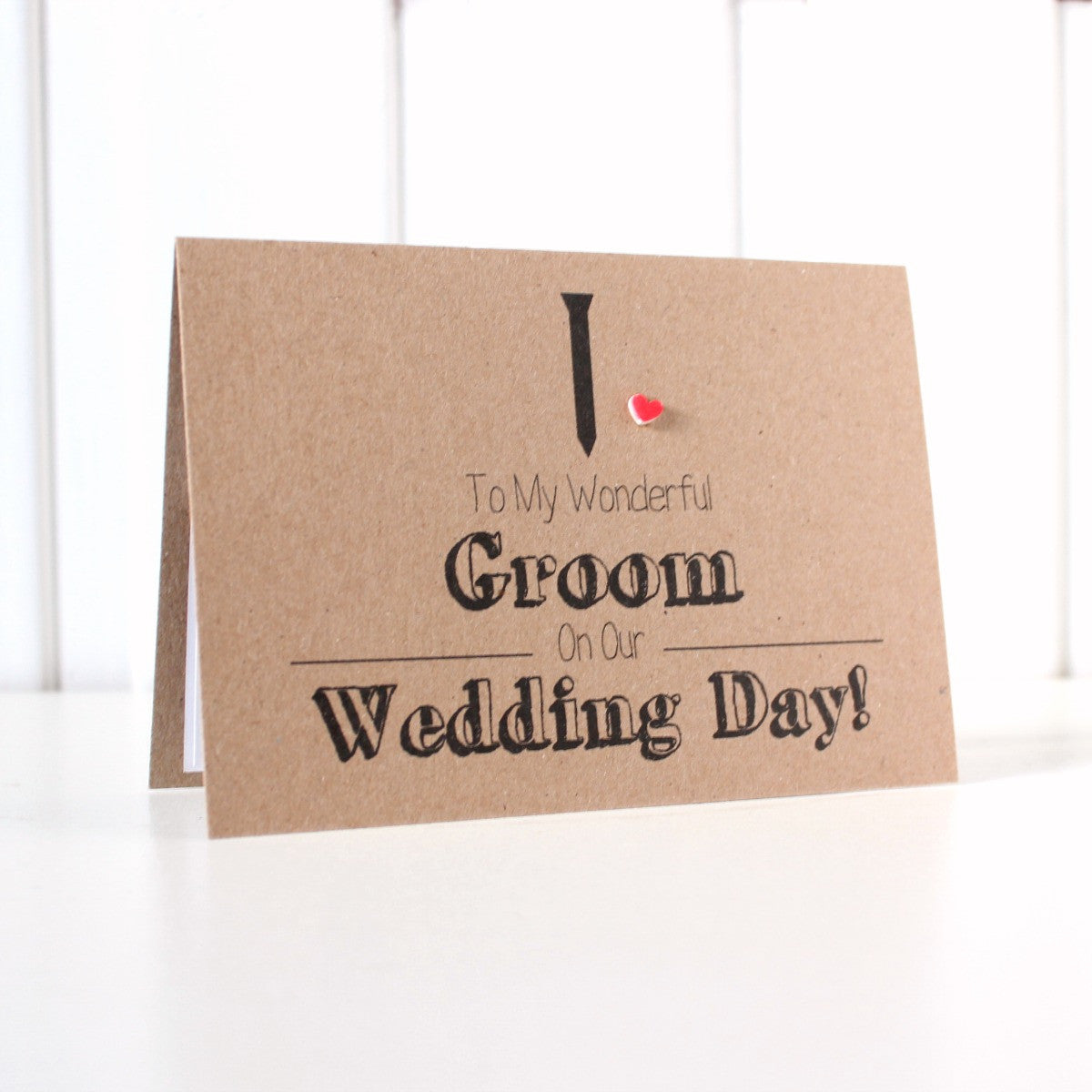 Handmade Wedding Card. Groom Card. Groom Wedding Card. Black Tie Card. Wedding Card for Groom. Wedding Day Card for Groom.