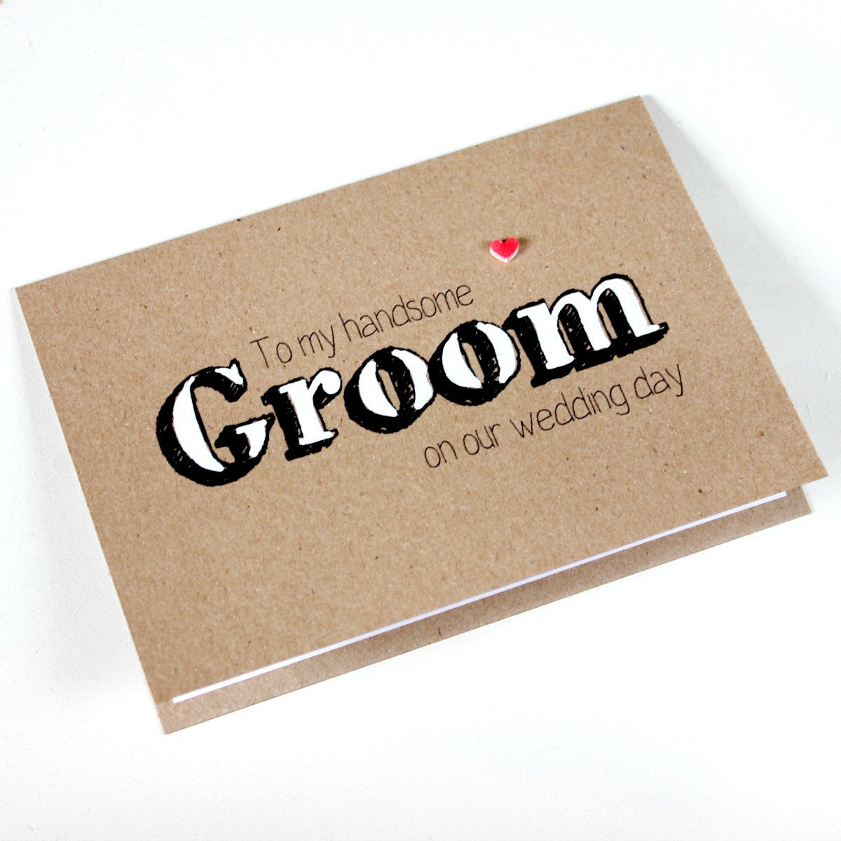 Groom Card. Handmade Wedding Card. Groom Wedding Card. Groom Wedding Day Card. Card for my Groom. Wedding Day Card for Groom. Rustic Wedding Card