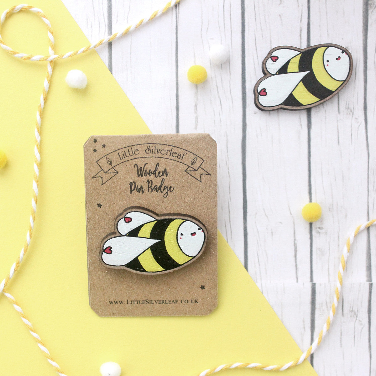 Cute pin badge