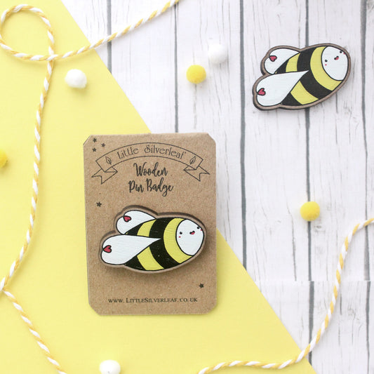 Cute pin badge