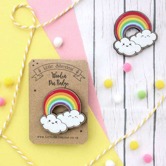 Cute Rainbow Pin Badge