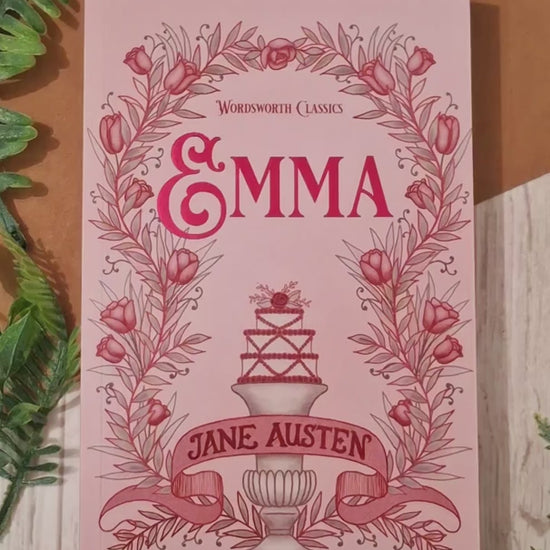 A short video of the Sweet Cherry Pie acrylic bookmark with tassel being taken out of its packaging, shown close to the camera to reveal the detailed cherries illustrated artwork, then used to mark a page in a book.